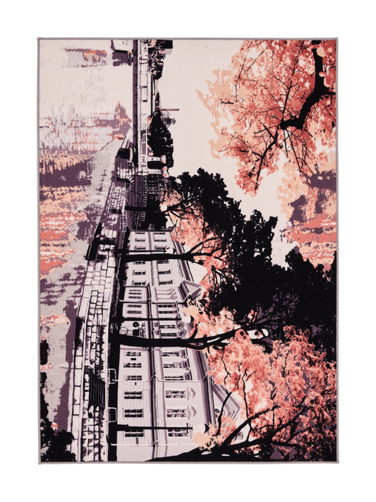 CM000557-3741; Vallila Aurajoki-matto Terra / 133x190 cm 