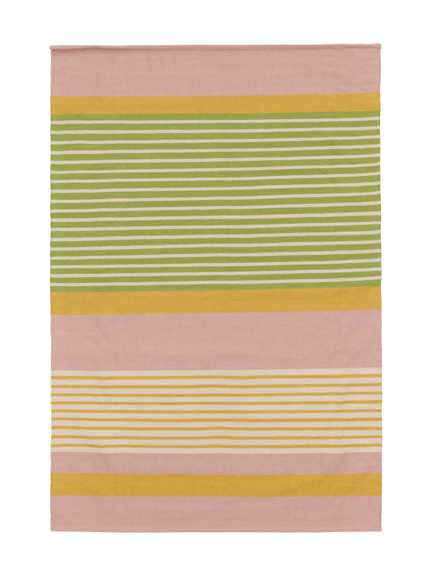 109266-4326; Vallila Pornainen-matto Pinkki-keltainen / 140x200 cm 