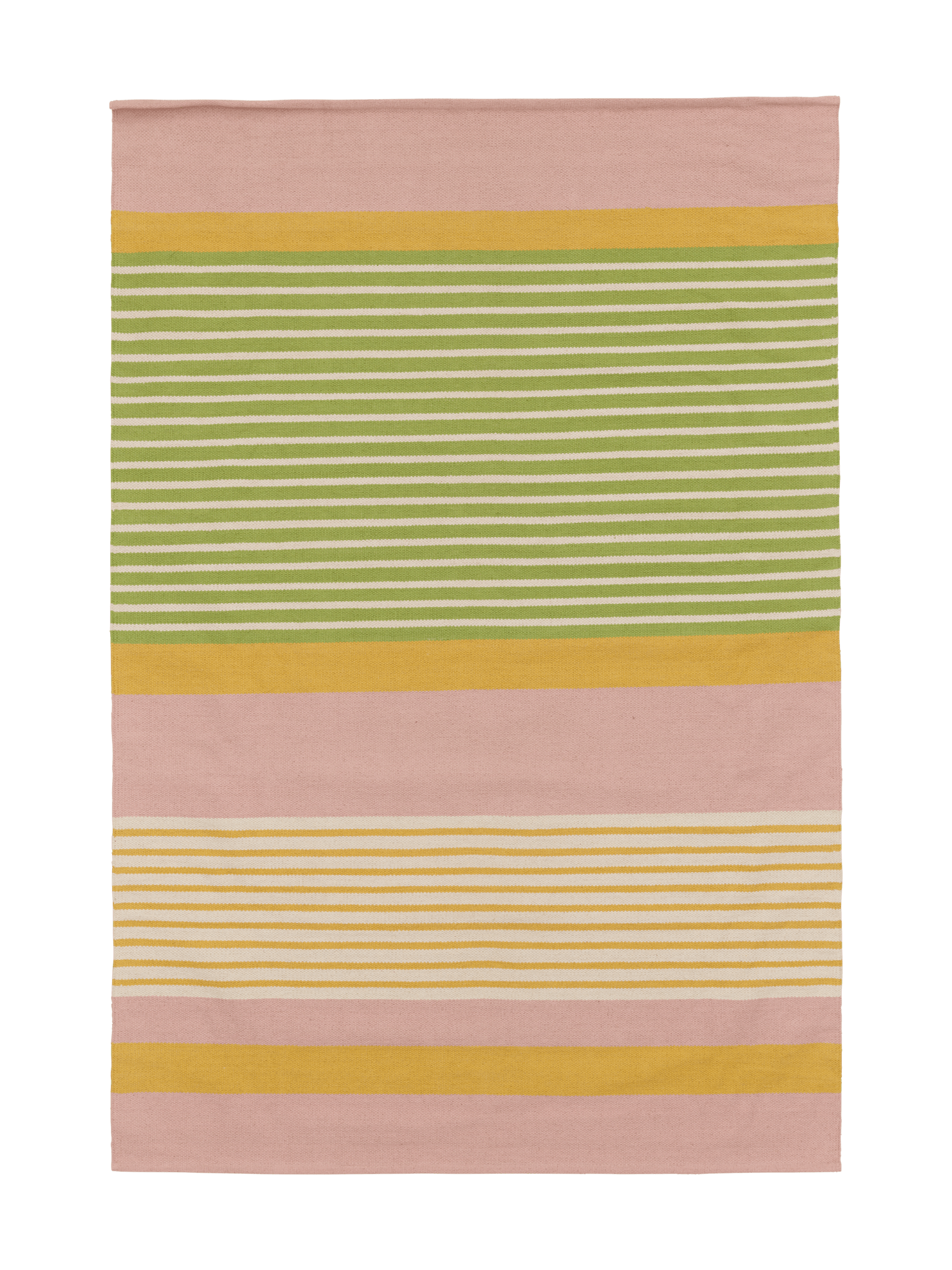 109266-4326; Vallila Pornainen-matto Pinkki-keltainen / 140x200 cm 