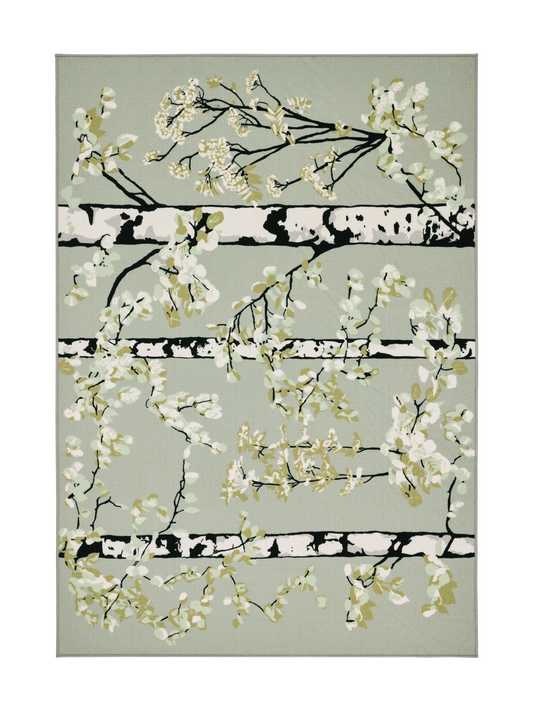108752-7303; Vallila Luontopolku-matto Sammaleenvihreä / 160x230 cm 