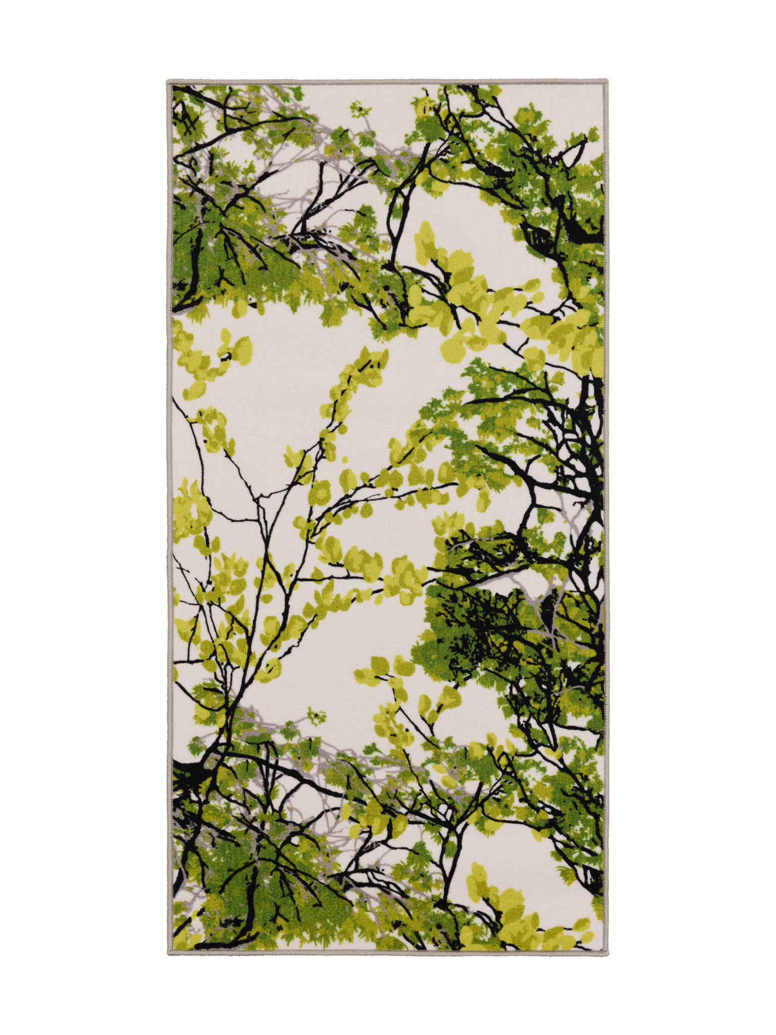 104547-02; Vallila Retriitti-käytävämatto Vihreä / 80x160 cm 