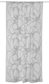 107217-168; Vallila Makeba-valoverho Harmaa / 140x250 cm 