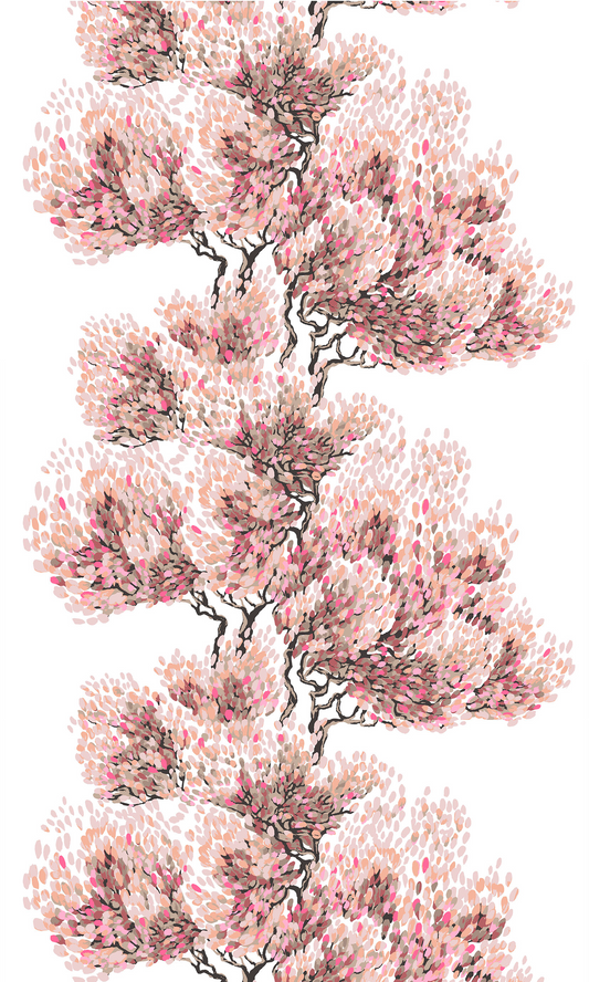 108579-4200; Vallila Väre-vahakangas 145 cm Roosa / 145 cm