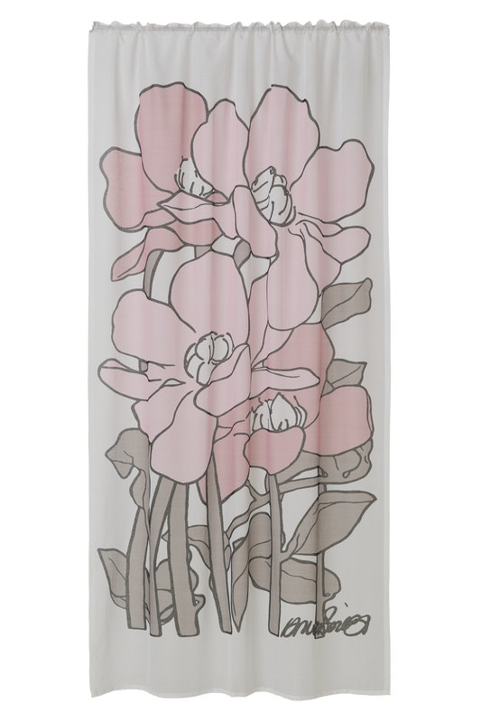 109015-4000; Vallila Olivia-valoverho Roosa / 140x250 cm 