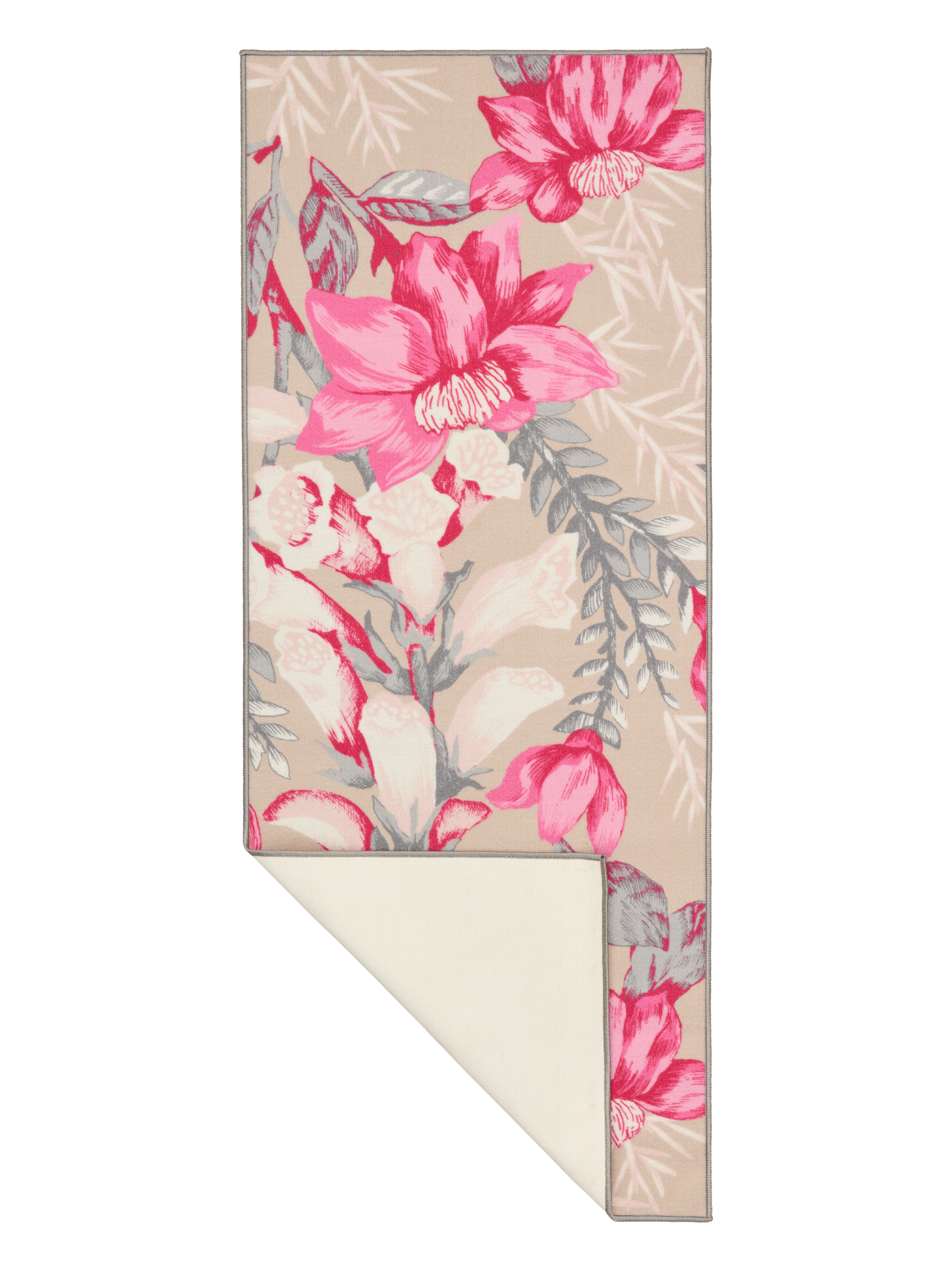 108605-4303_2; Vallila Lupaus-käytävämatto Beige-pinkki / 80x200 cm 