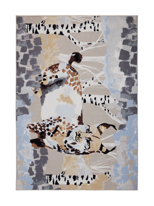 109341-1060; Vallila Ilves-matto Beige / Sininen / 140x200 cm 