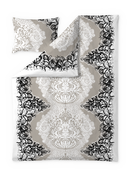 108704-1099; Vallila Mandariini-pussilakanasetti Latte / 150x210 cm 