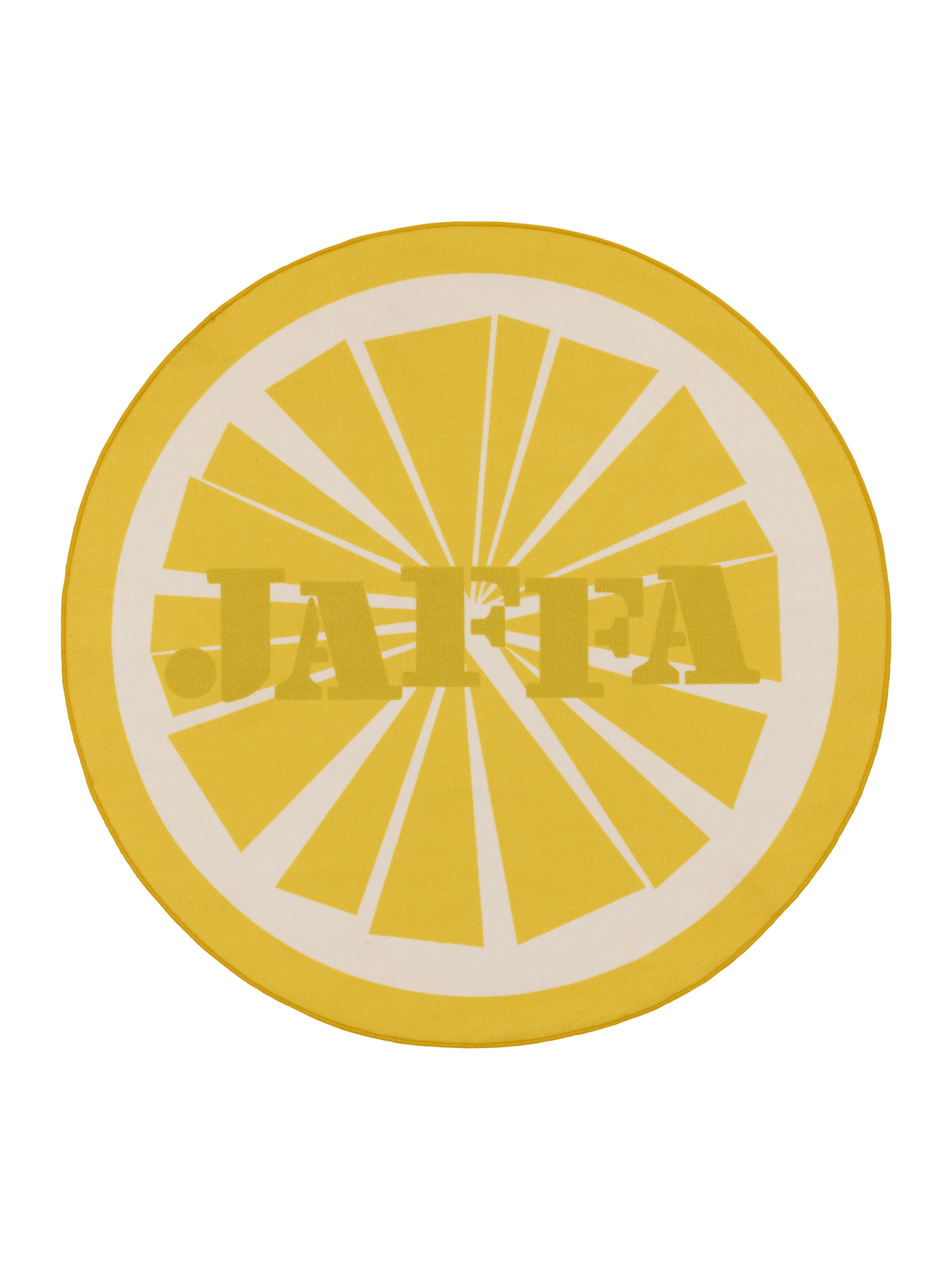 109097-4200; Vallila Sitrus-matto Keltainen / Ø160 cm 