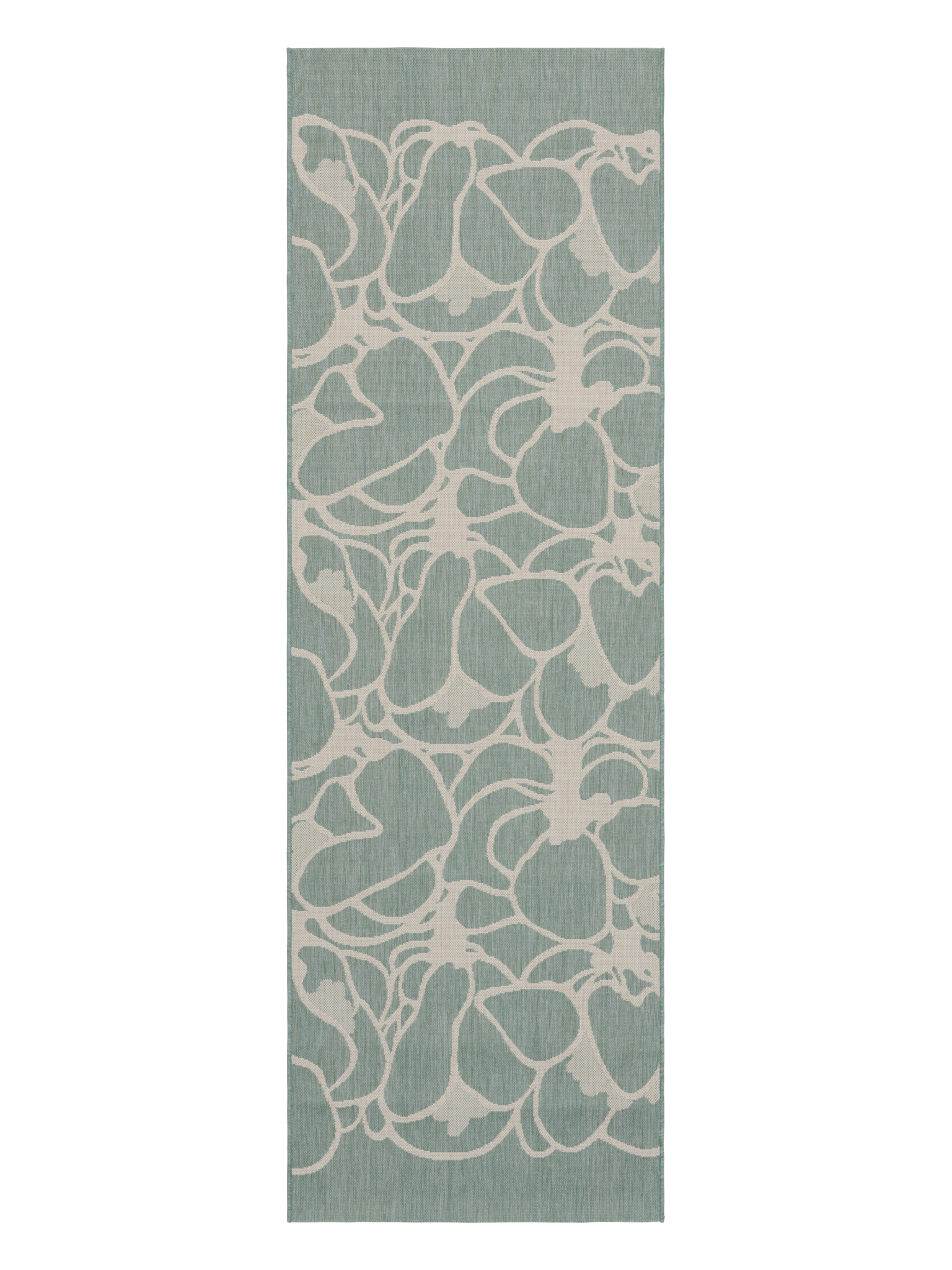 108296-7100; Vallila Makeba-käytävämatto Salvianvihreä / 100x300 cm 