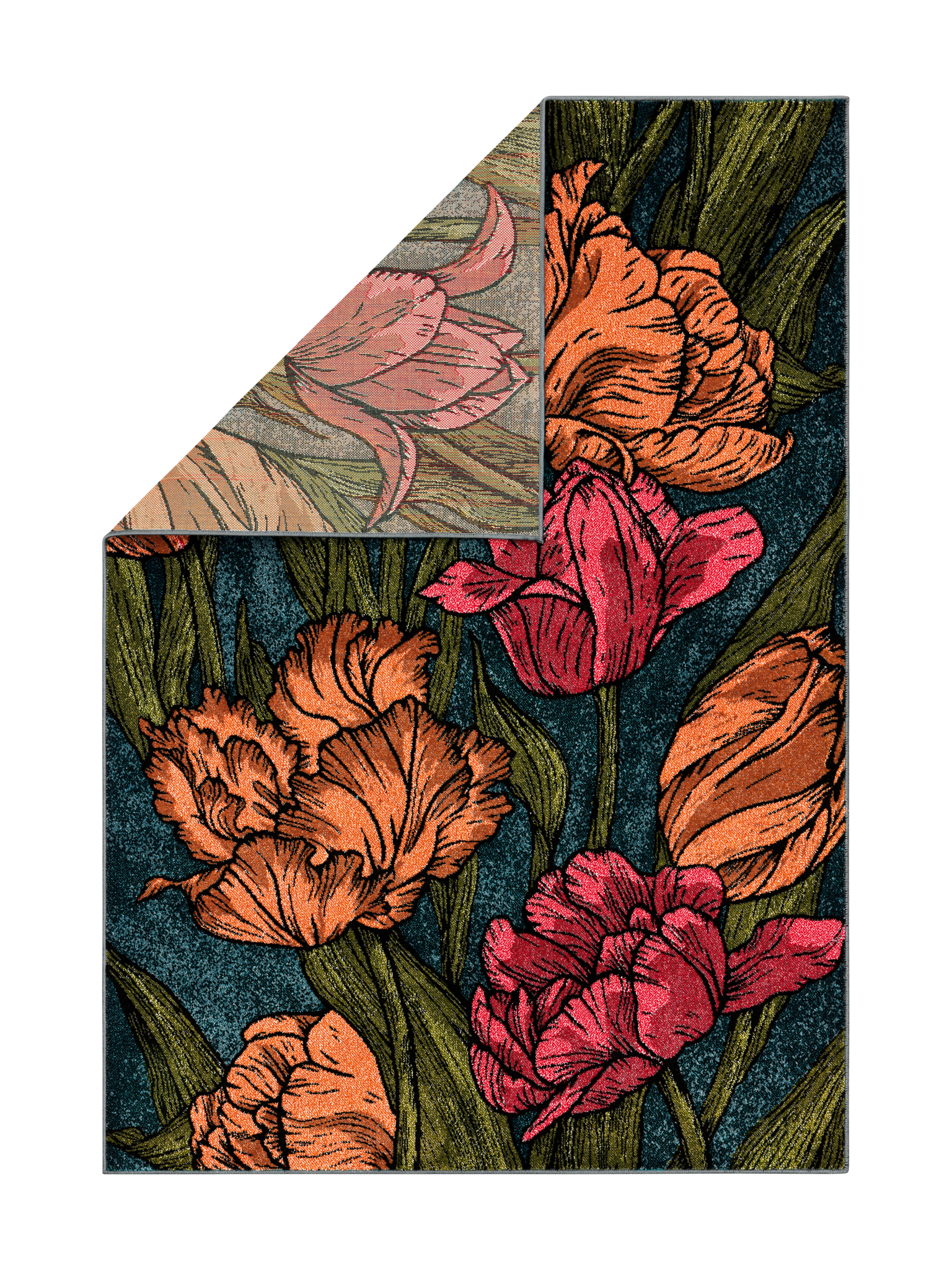 109114-8000_4; Vallila Kukoistus-matto Monivärinen / 133x190 cm 