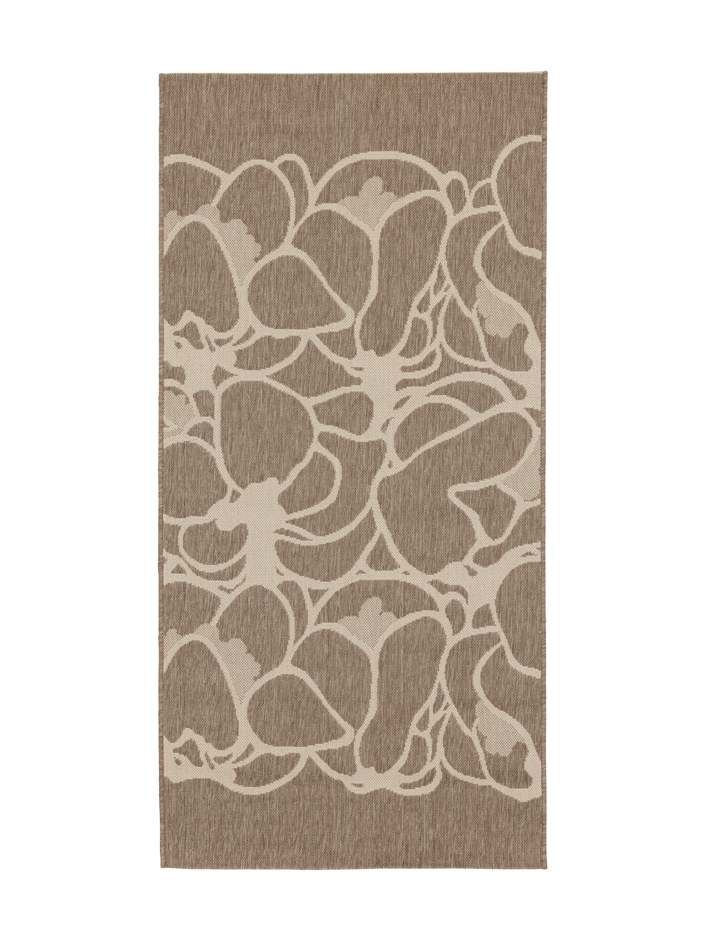 108295-1001; Vallila Makeba-käytävämatto Beige-valkoinen / 100x200 cm 