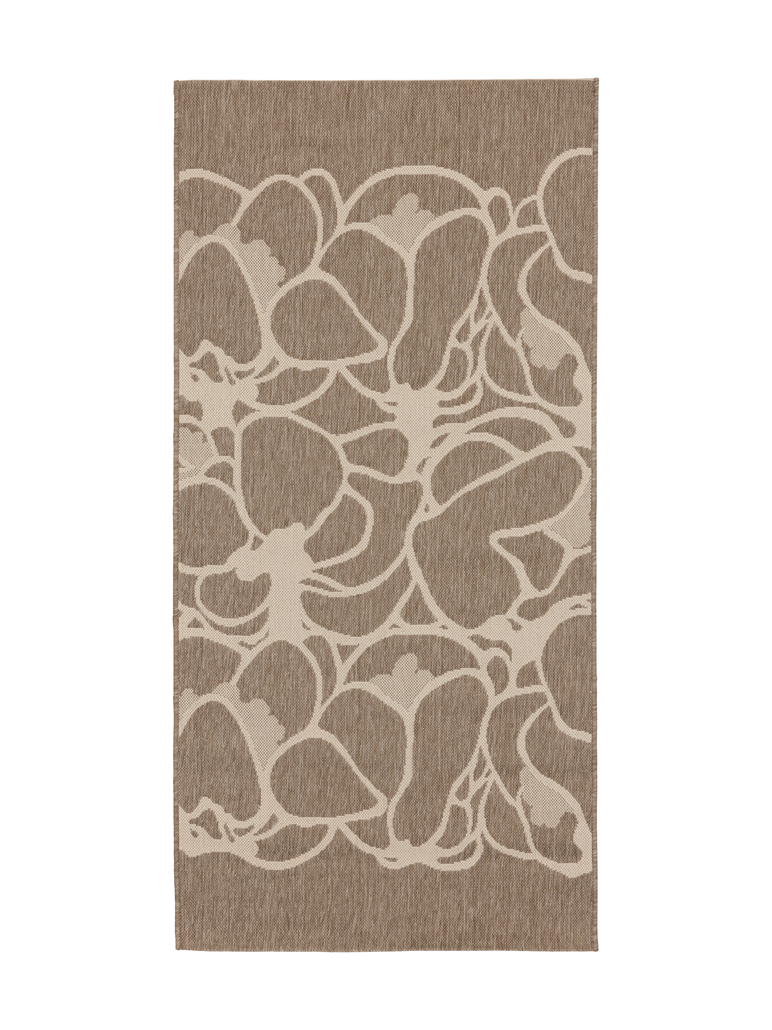 108295-1001; Vallila Makeba-käytävämatto Beige-valkoinen / 100x200 cm 