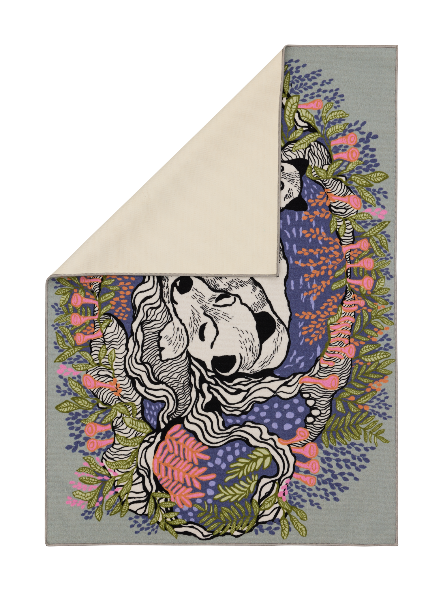 109084-8000_2; Vallila Unikeot-matto Monivärinen / 133x190 cm 