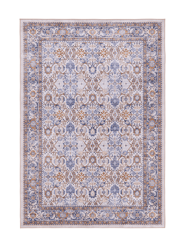 108334-1064; Vallila Jalokivi-matto Beige-sininen / 140x200 cm 