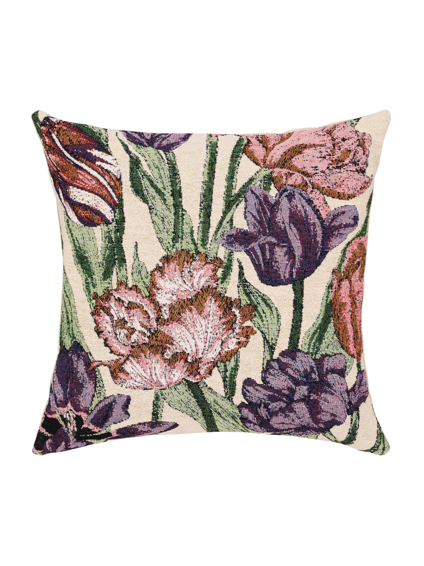 109371-3750; Vallila Kukoistus-koristetyynynpäällinen Terra-violetti / 43x43 cm 