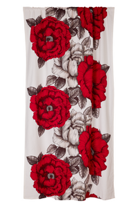 CT002457-4700; Vallila Alma-verho Punainen / 140x250 cm 