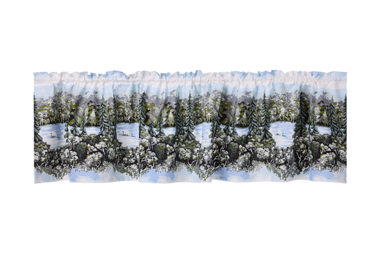 108826-6072; Vallila Muonio-verhokappa Sininen-vihreä / 60x250 cm