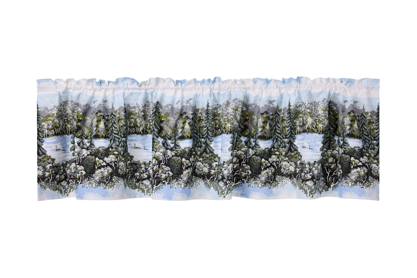 108826-6072; Vallila Muonio-verhokappa Sininen-vihreä / 60x250 cm 