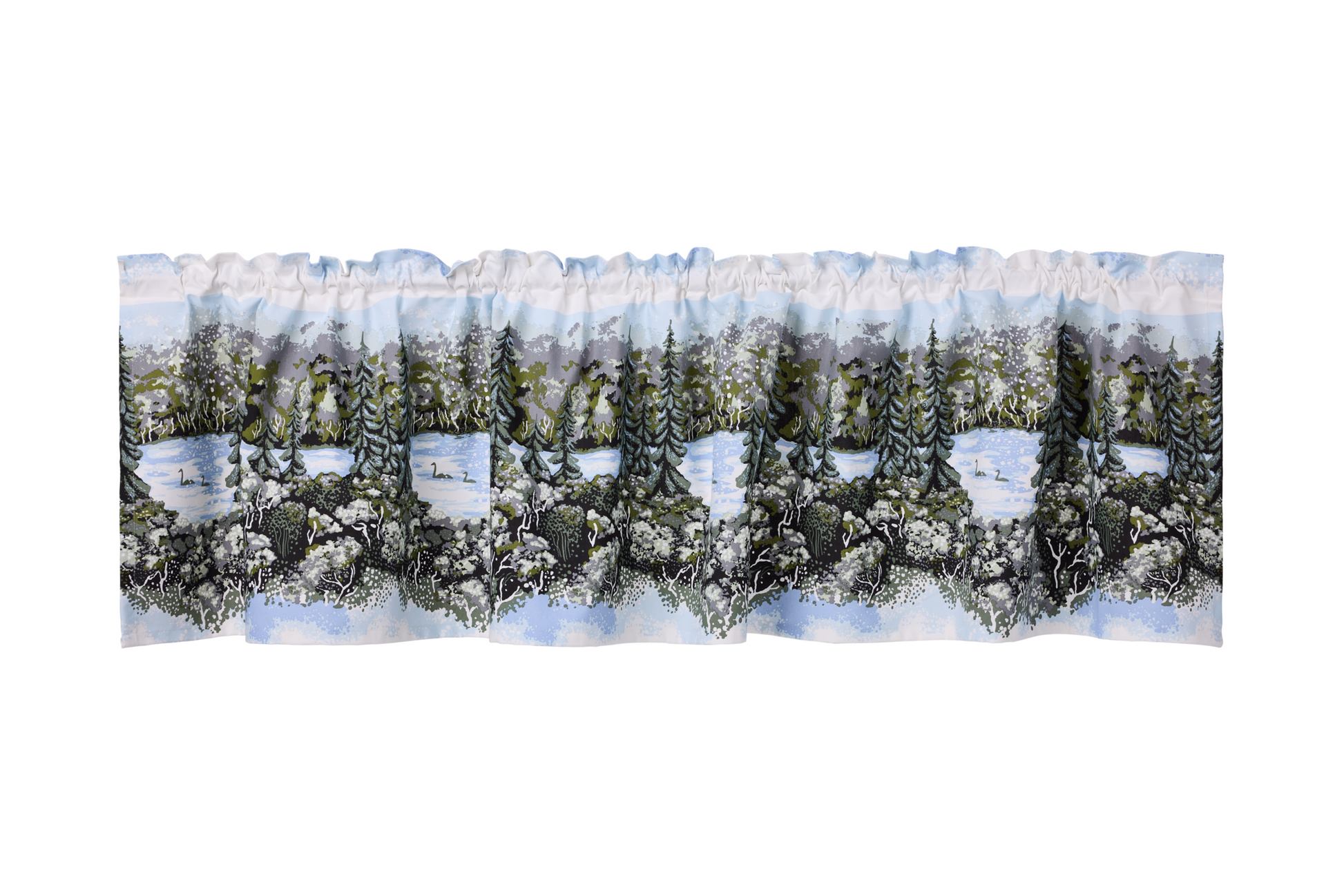 108826-6072; Vallila Muonio-verhokappa Sininen-vihreä / 60x250 cm 