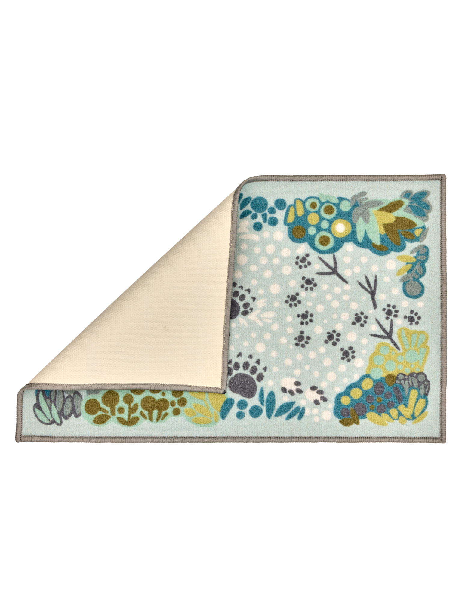 109098-7100_2; Vallila Tassuttelu-kynnysmatto Mintunvihreä / 50x80 cm 