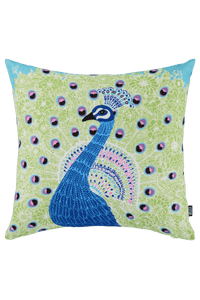 109263-8001; Vallila Riikinkukko-koristetyynynpäällinen Monivärinen-valkoinen / 43x43 cm 