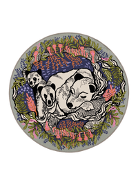 109085-8000; Vallila Unikeot-matto Monivärinen / Ø133 cm 