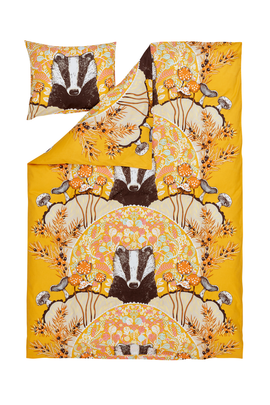 106710-2700; Vallila Yövuoro-pussilakanasetti Keltainen / 150x210 cm 