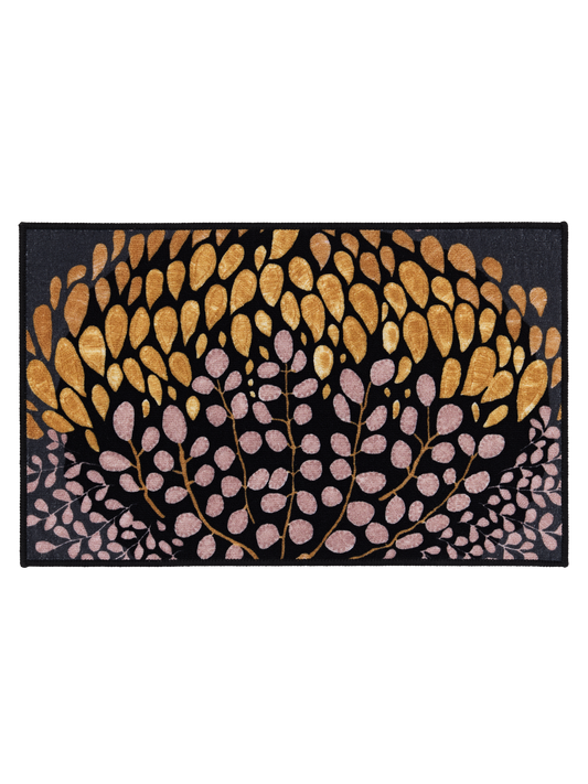 108537-9812; Vallila Sydänkukka-kynnysmatto Musta / 50x80 cm 