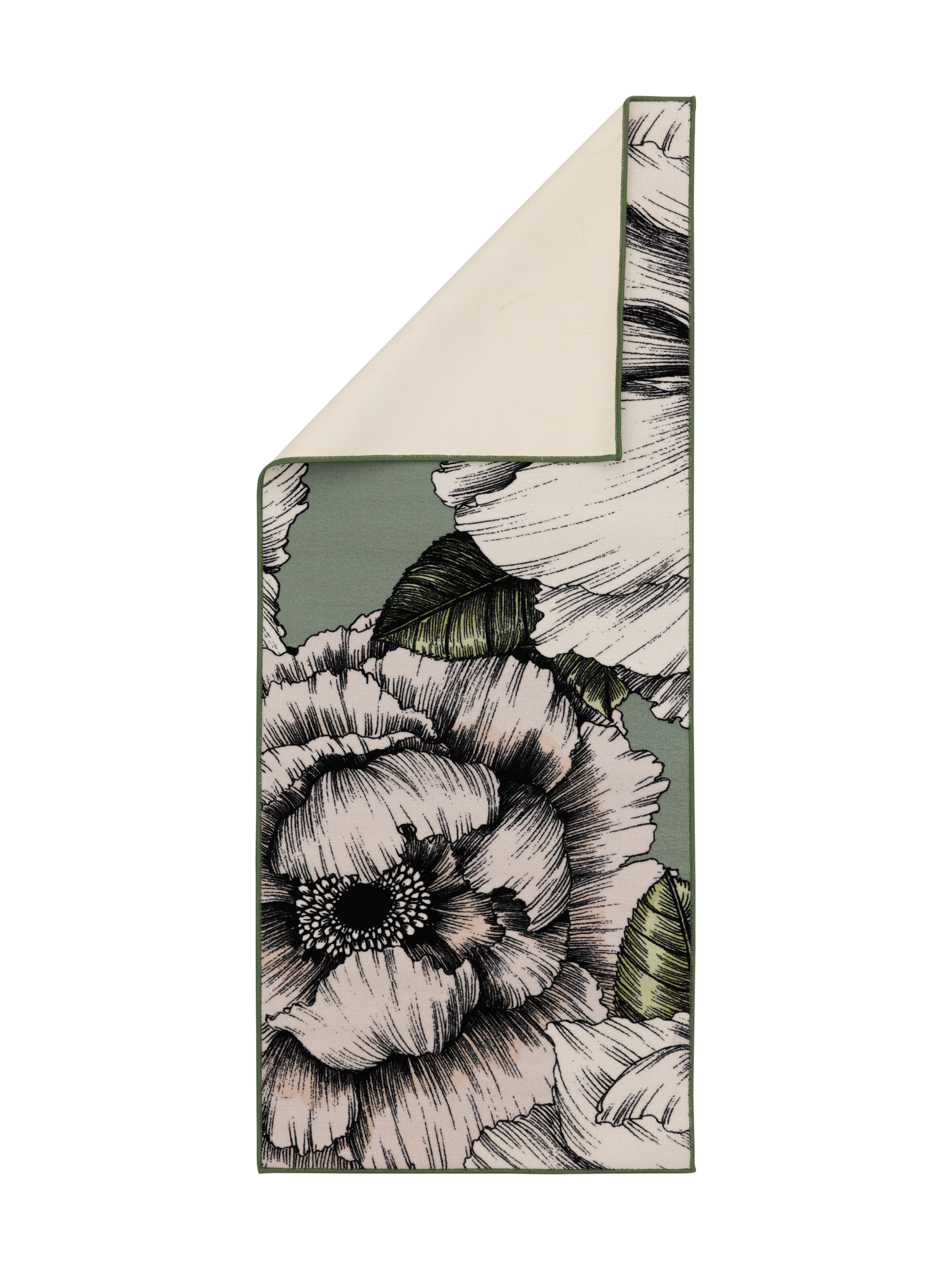 108456-7710_4; Vallila Alma-käytävämatto Salvianvihreä / 80x200 cm 