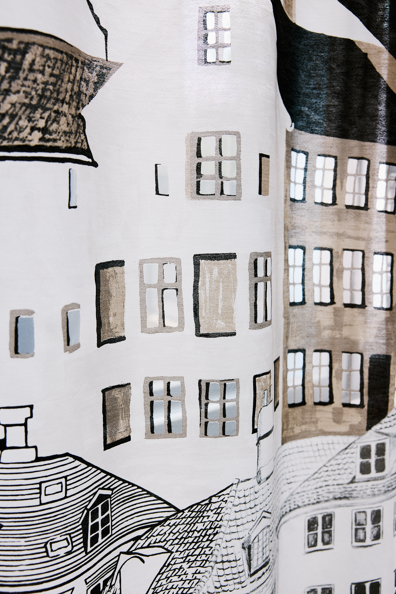CT001712-1200_1; Vallila Kobenhavn-valoverho Latte / 140x250 cm 