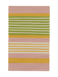 109267-4326; Vallila Pornainen-käytävämatto Pinkki-keltainen / 60x90 cm 
