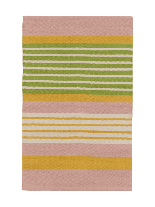 109267-4326; Vallila Pornainen-käytävämatto Pinkki-keltainen / 60x90 cm 