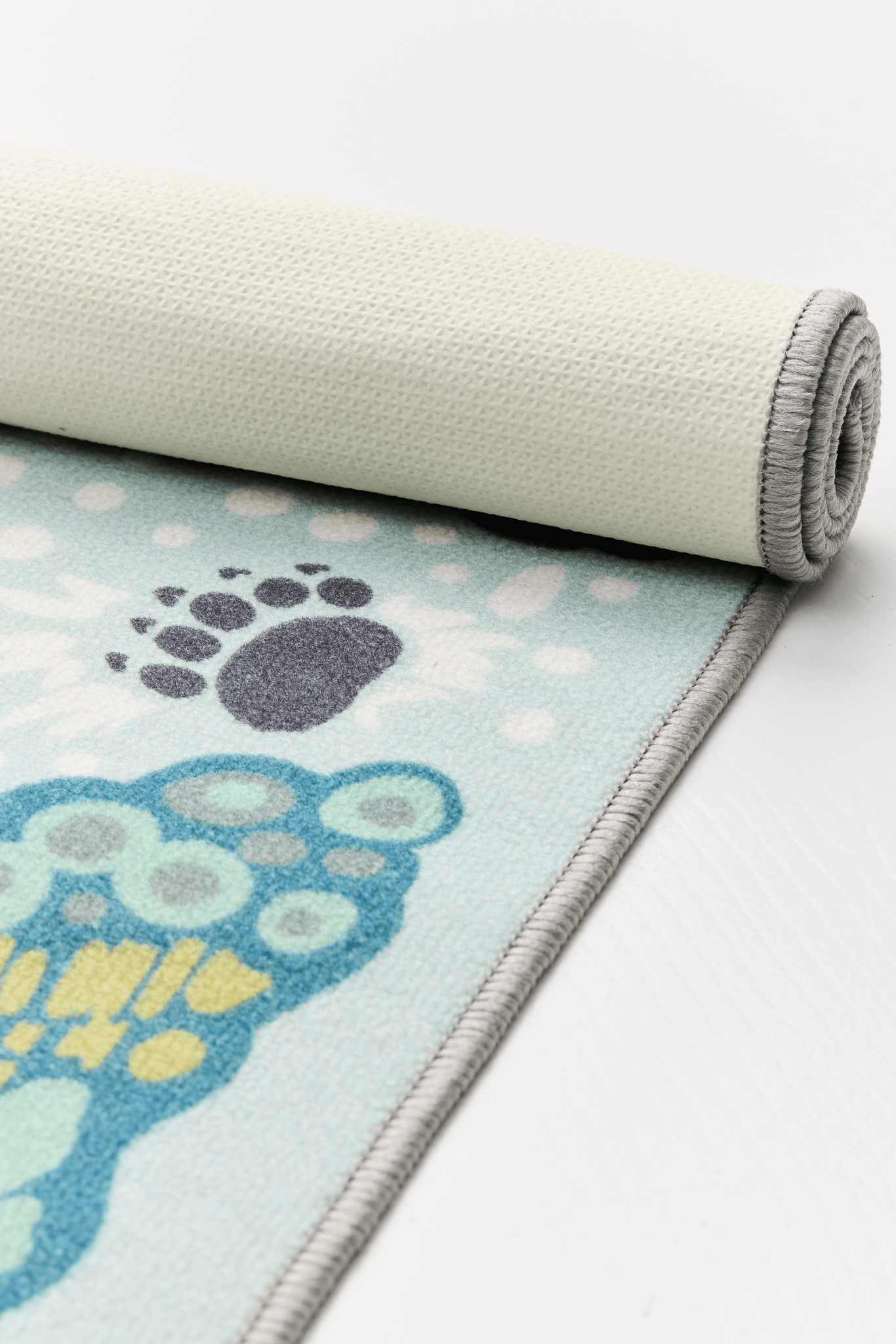 109099-7100_3; Vallila Tassuttelu-käytävämatto Mintunvihreä / 80x160 cm 