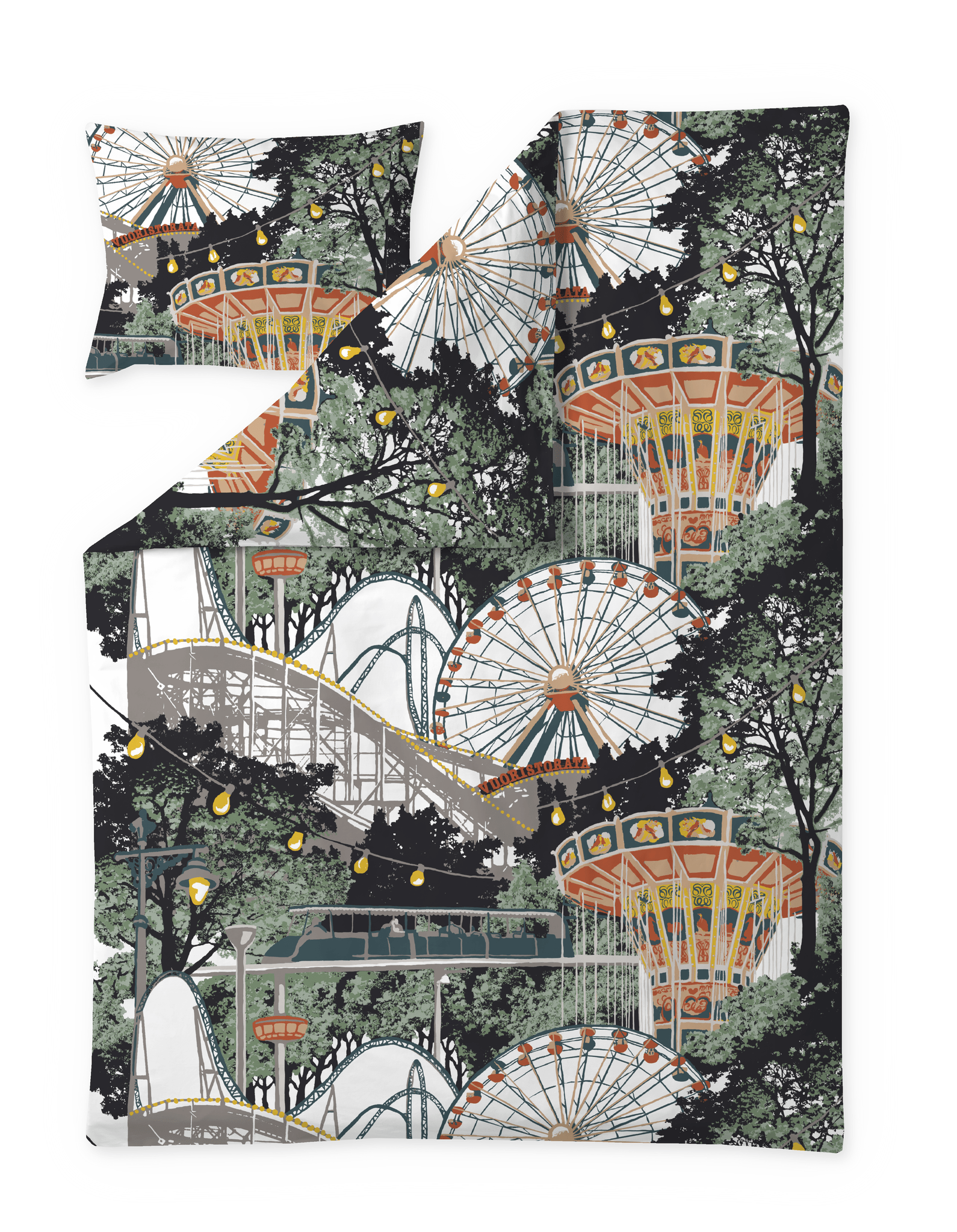 109207-8000; Vallila Lintsi-pussilakanasetti Monivärinen / 150x210 cm 