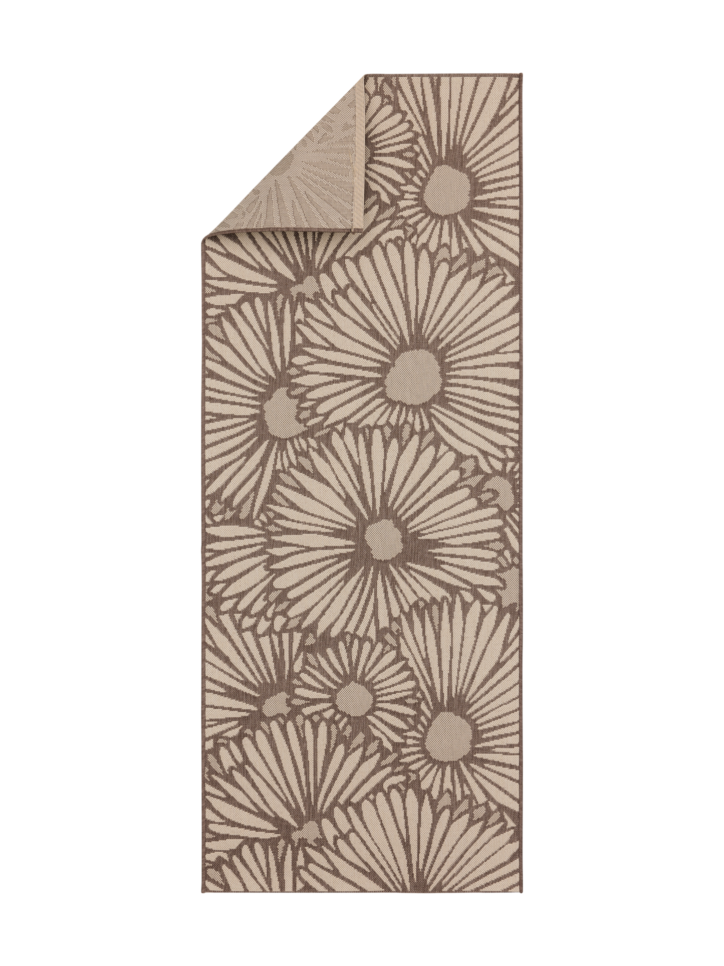 109067-1200_2; Vallila Stella-käytävämatto Taupe / 100x250 cm 