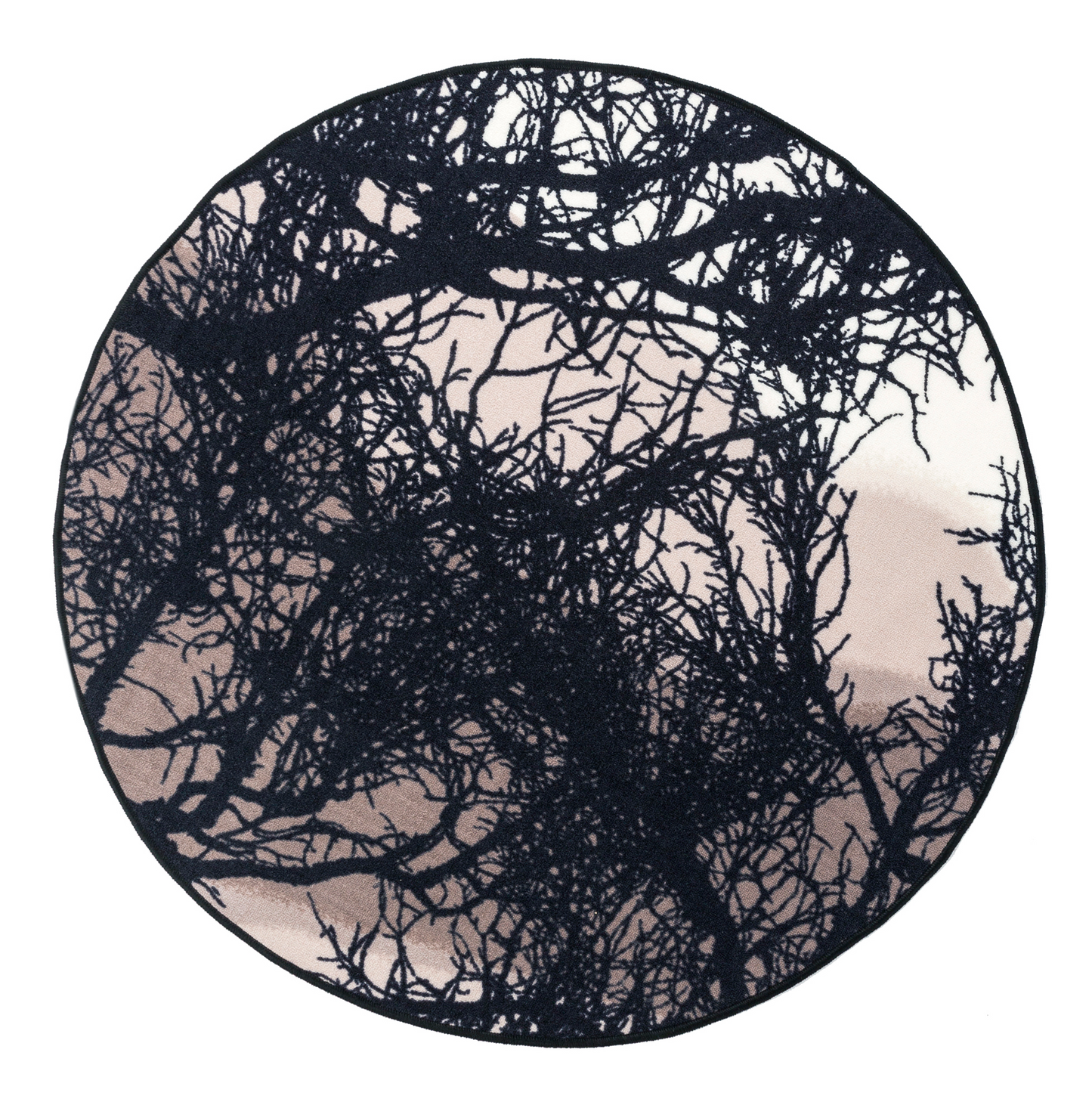 VM000818-75; Vallila Kelohonka-matto Pellava / Ø133 cm 