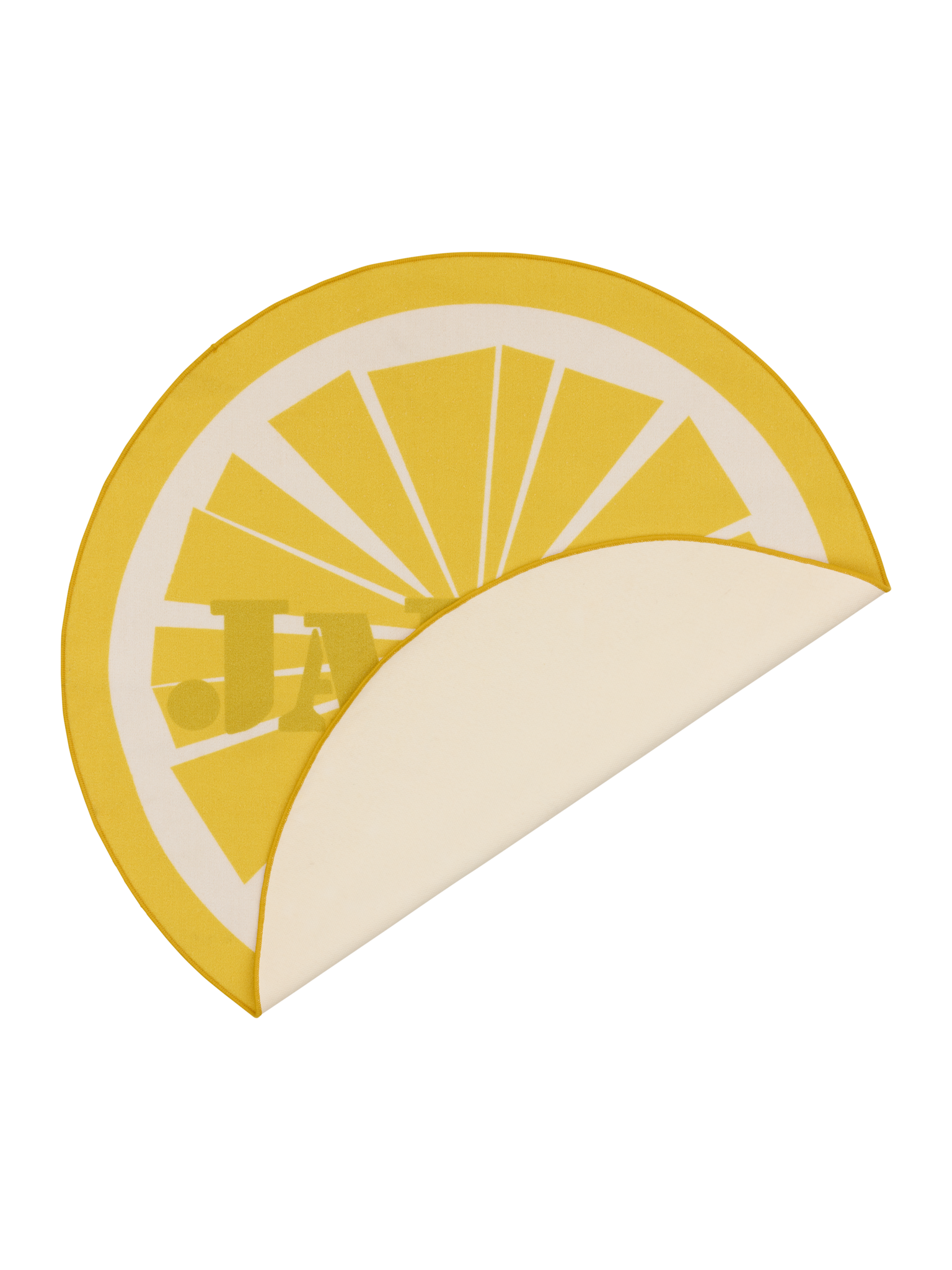 109095-4200_3; Vallila Sitrus-matto Keltainen / Ø80 cm 