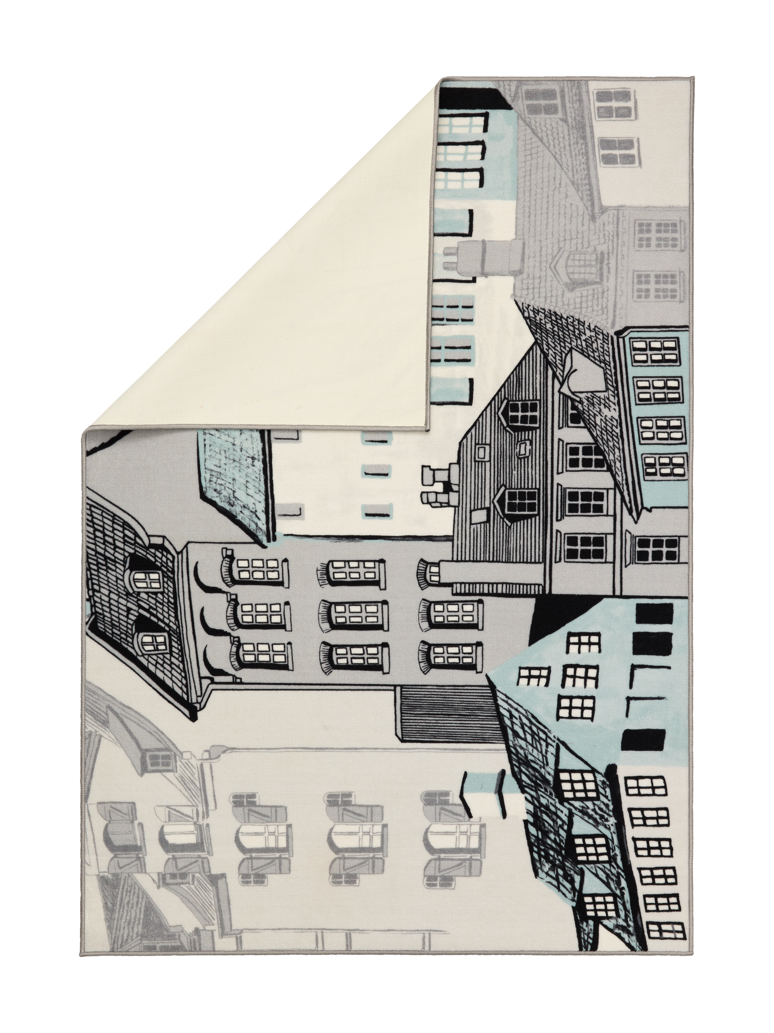 108590-6370_4; Vallila Kobenhavn-matto Mintunvihreä / 133x190 cm 
