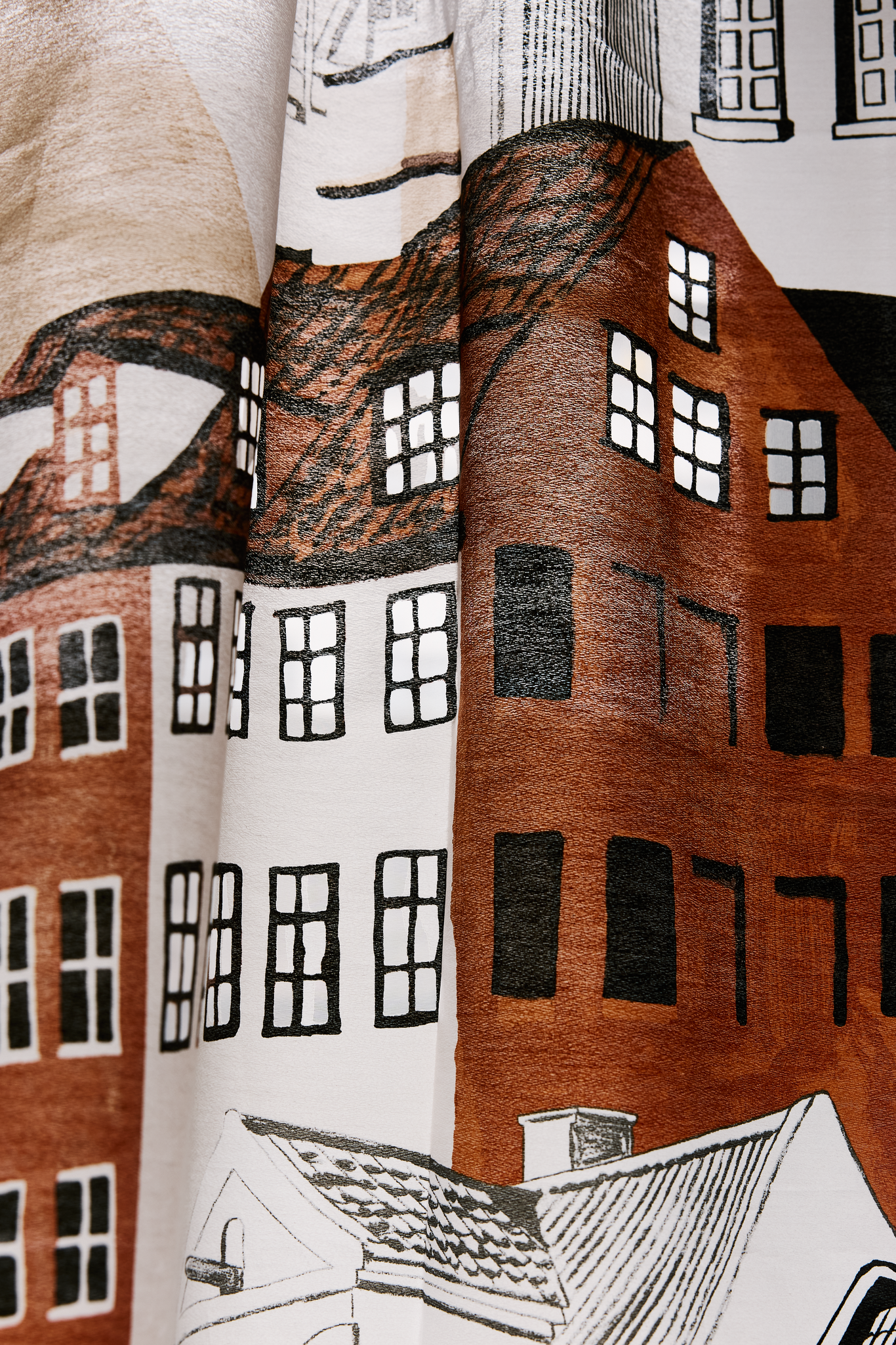 CT001712-3800_1; Vallila Kobenhavn-valoverho Terra / 140x250 cm 
