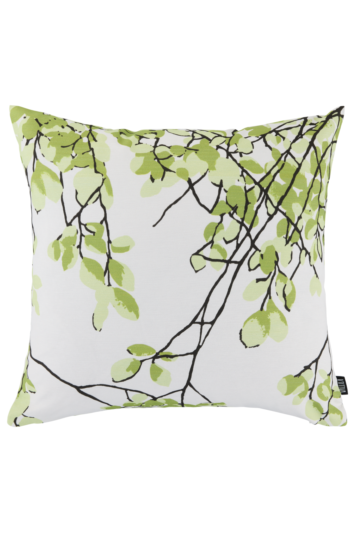 105062-7200; Vallila Lehtisade-koristetyynynpäällinen Luonnonvihreä / 43x43 cm 