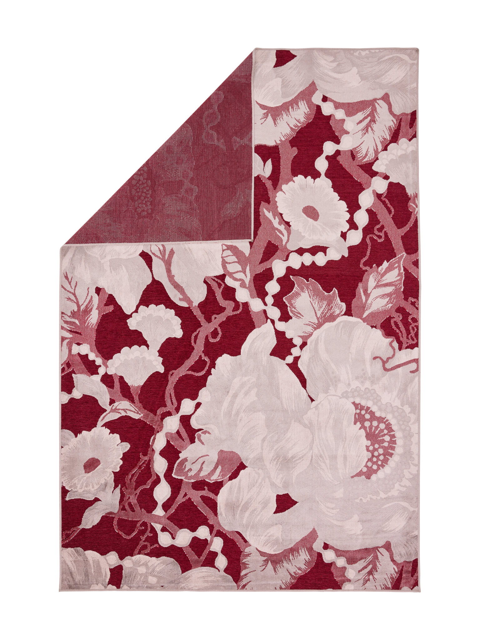 108765-4800_2; Vallila Romanssi-matto Punainen / 140x200 cm 