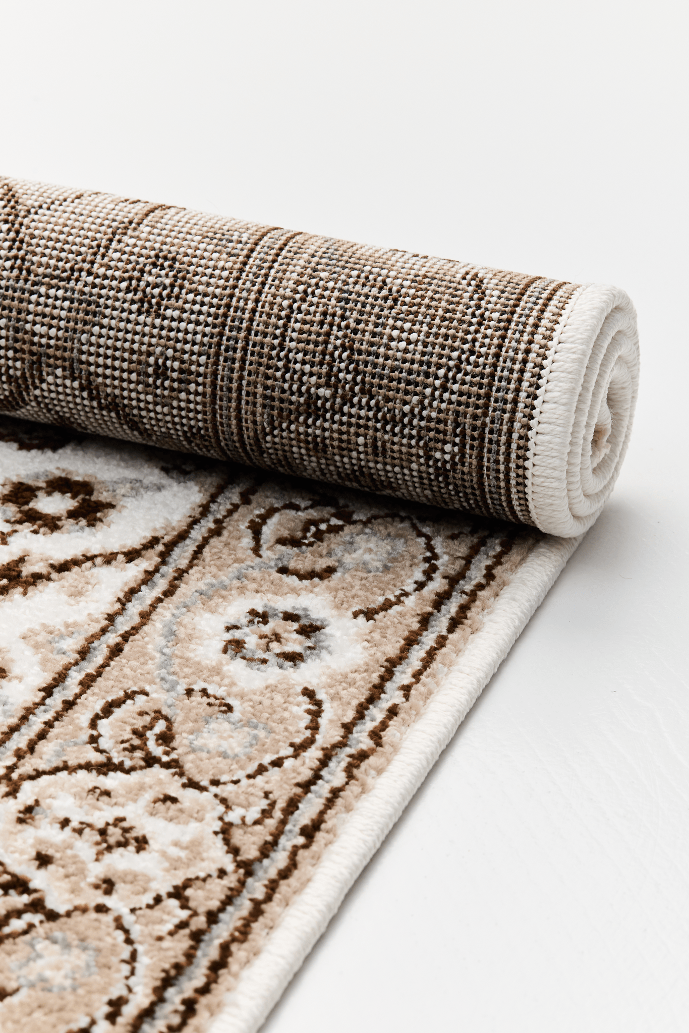 109265-1001_3; 109264-1001_3; Vallila Kaneli-käytävämatto Beige-valkoinen / 80x150 cm 