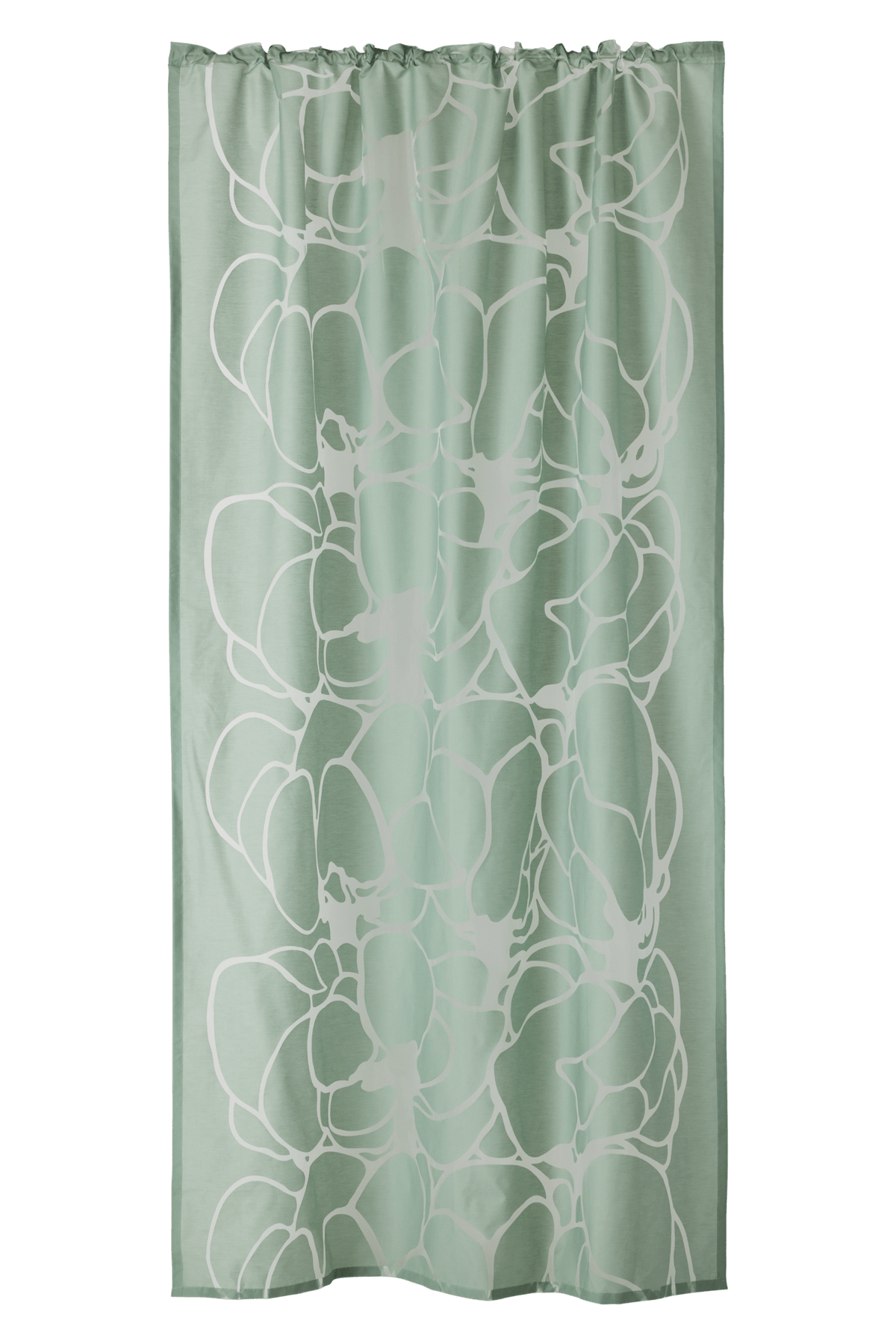 7256-41412-7800VA; Vallila Makeba-valoverho Salvianvihreä / 140x250 cm 