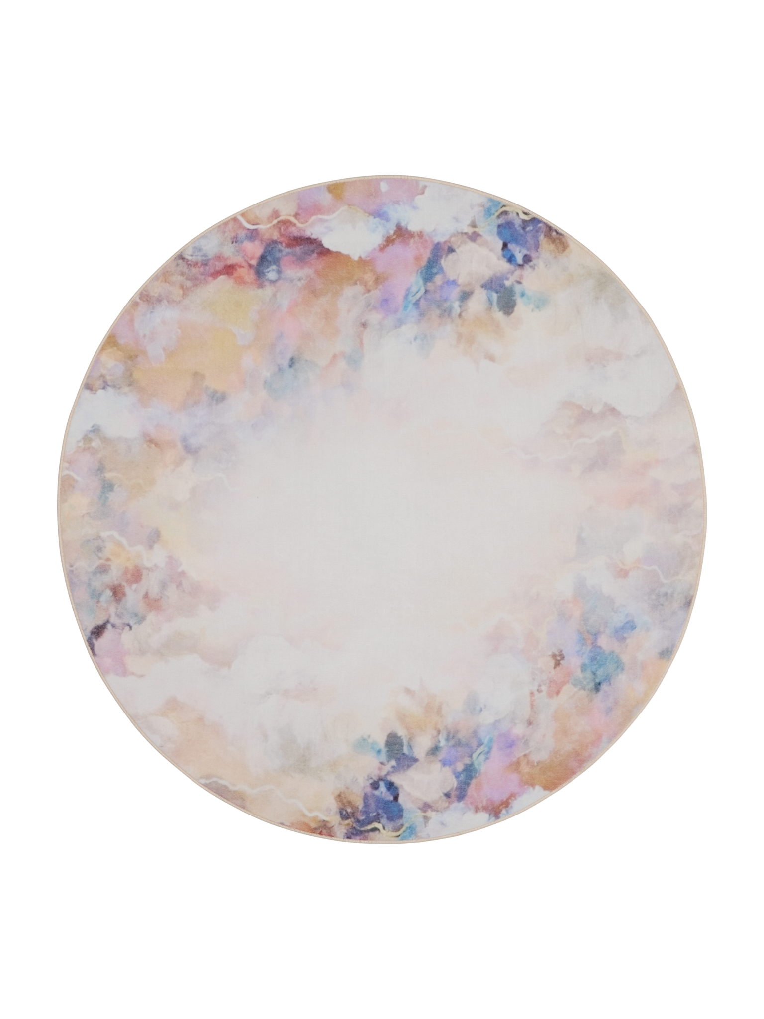 109345-4060; Vallila Poutapilvi-matto Pastelli / Ø120 cm 
