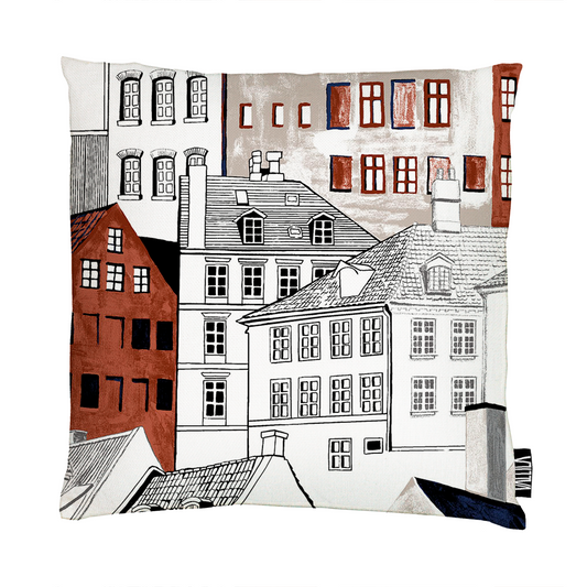 108573-3767; Vallila Kobenhavn-koristetyynynpäällinen Monivärinen / 43x43 cm