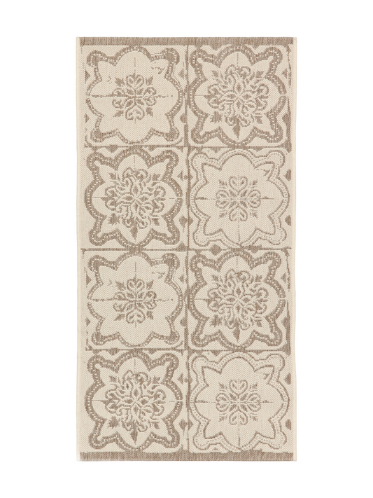 108592-1002; Vallila Kujakatti-käytävämatto Beige-valkoinen / 80x150 cm 