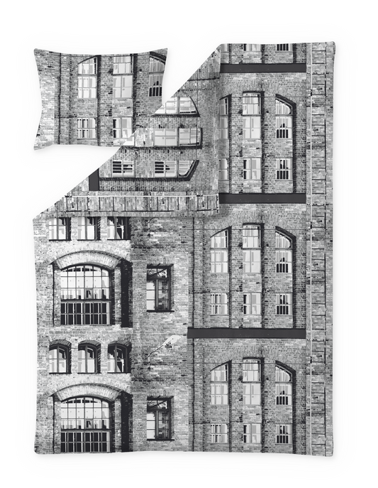 108956-9000; Vallila Panimo-pussilakanasetti Harmaa / 150x210 cm 