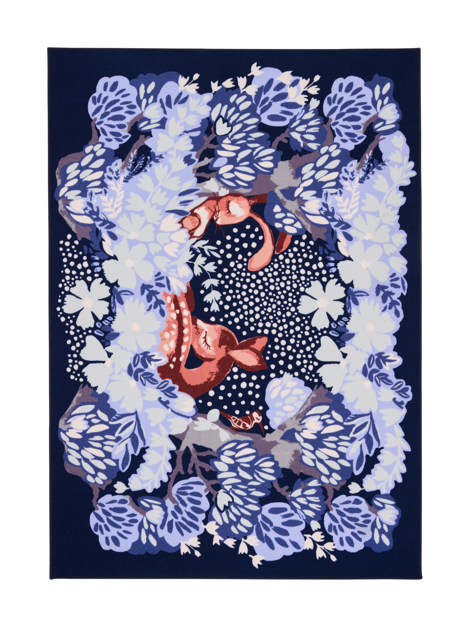 108965-6300; Vallila Nokosilla-matto Sininen / 133x190 cm 