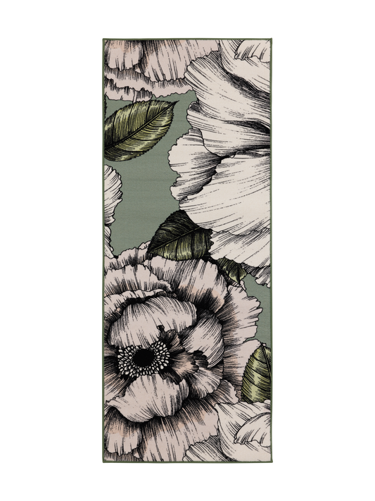 108456-7710; Vallila Alma-käytävämatto Salvianvihreä / 80x200 cm 