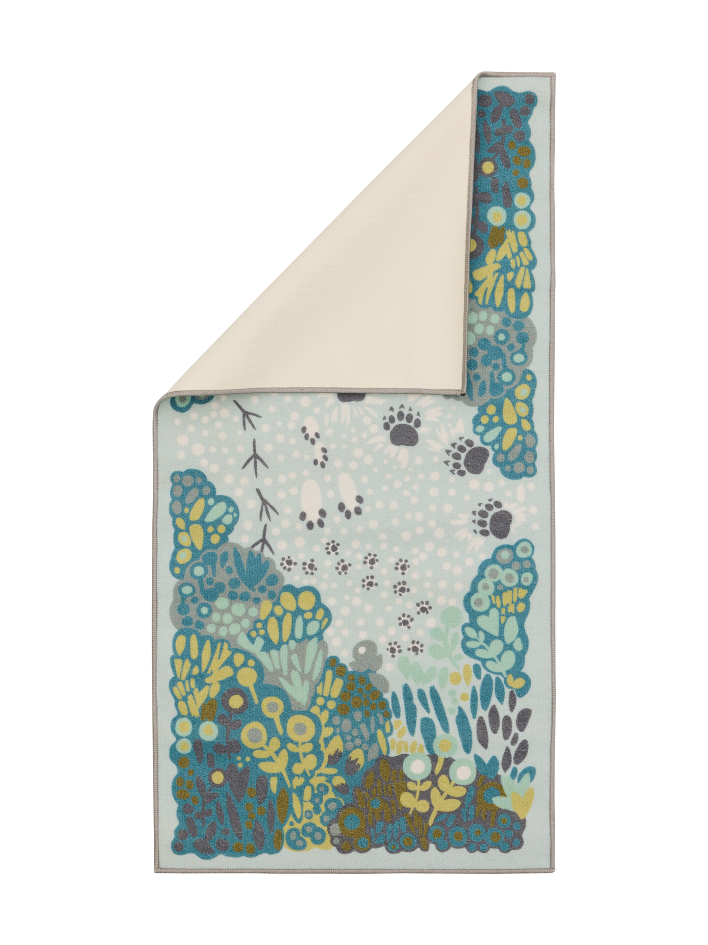 109099-7100_2; Vallila Tassuttelu-käytävämatto Mintunvihreä / 80x160 cm 